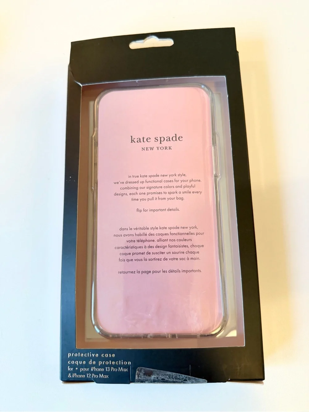 kate spade New York Iridescent Floral Clear iPhone 13 Pro Max Case MagSafe *NIB*